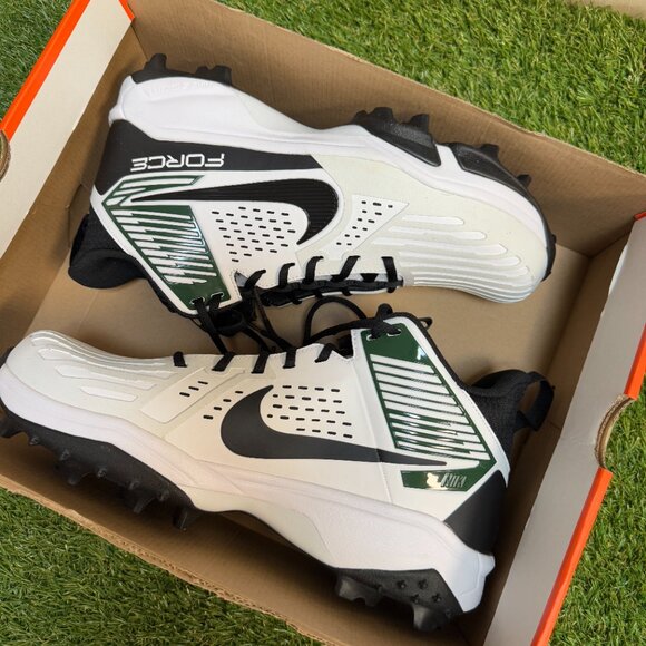 Nike Force Savage Pro 3 Shark P PE Football Cleats 13.5 White Green FJ8163-107 main image 9